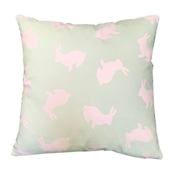 Adorable Bunny In A Basket Pillow - Picture 2 of 4